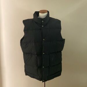 Lands' End Men's Dark Puffer Vest